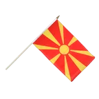 Mazedonien Stockflagge 30 x 45 cm