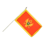 Montenegro Stockflagge 30 x 45 cm