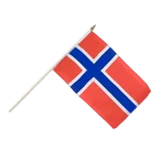 Norway Hand Waving Flag 12x18"