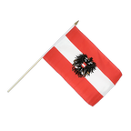 Autriche avec aigle Drapeau sur hampe 30 x 45 cm