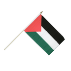 Drapeau Palestine sur hampe - 30 x 45 cm