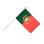 Portugal Hand Waving Flag 12x18"