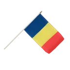 Rumänien Stockflagge 30 x 45 cm