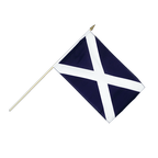 Schottland navy Stockflagge 30 x 45 cm
