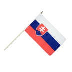 Slovakia Hand Waving Flag 12x18"