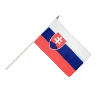 Slovakia Hand Waving Flag 12x18"