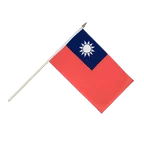 Taiwan Hand Waving Flag 12x18"