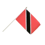 Trinidad und Tobago Stockflagge 30 x 45 cm
