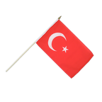 Türkei Stockflagge 30 x 45 cm