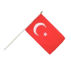 Türkei Stockflagge 30 x 45 cm