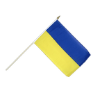 Ukraine Drapeau sur hampe 30 x 45 cm