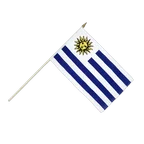 Drapeau sur hampe Uruguay 30 x 45 cm