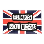 Drapeau Punks Not Dead 90 x 150 cm