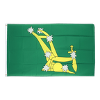 Starry Plough Grün - Flagge 90 x 150 cm