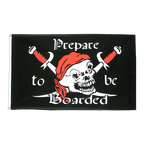 Pirate Prepare to be Boarded - Drapeau 90 x 150 cm
