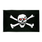 Pirate with red eyes - 3x5 ft Flag