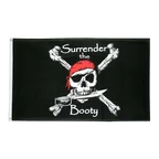 Pirat Surrender the Booty Flagge 90 x 150 cm