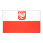 Pologne avec aigle Drapeau 90 x 150 cm