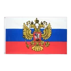Russland mit Wappen Flagge 90 x 150 cm