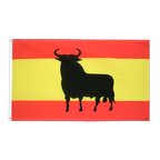 Spanien mit Stier - Flagge 90 x 150 cm