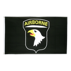 101st Airborne Schwarz - Flagge 90 x 150 cm