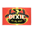 Confédéré USA Sudiste Dixie on my mind - Drapeau 90 x 150 cm