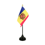 Andorre Mini drapeau de table 10 x 15 cm