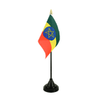 Éthiopie avec étoile Mini drapeau de table 10 x 15 cm
