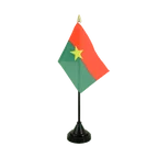 Tischflagge Burkina Faso