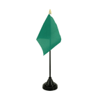 Grüne Tischflagge 10 x 15 cm