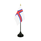 Färöer Inseln Tischflagge 10 x 15 cm
