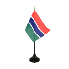 Gambia Tischflagge 10 x 15 cm