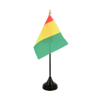 Guinée Mini drapeau de table 10 x 15 cm