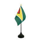 Guyana Mini drapeau de table 10 x 15 cm
