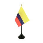 Colombie Mini drapeau de table 10 x 15 cm