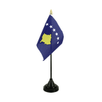 Kosovo Tischflagge 10 x 15 cm