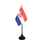 Croatie Mini drapeau de table 10 x 15 cm
