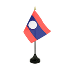 Laos Tischflagge 10 x 15 cm