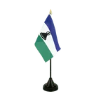 Tischflagge Lesotho