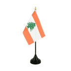 Libanon Tischflagge 10 x 15 cm