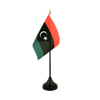 Royaume de Libye 1951-1969 Symbole des Opposants Mini drapeau de table 10 x 15 cm