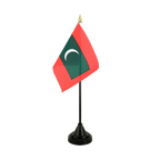 Malediven Tischflagge 10 x 15 cm