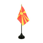 Macédoine Mini drapeau de table 10 x 15 cm