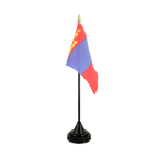 Mongolie Mini drapeau de table 10 x 15 cm