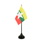 Myanmar Tischflagge 10 x 15 cm