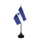 Nicaragua Tischflagge 10 x 15 cm