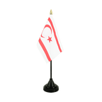 Nordzypern Tischflagge 10 x 15 cm