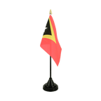 Timor orièntale Mini drapeau de table 10 x 15 cm