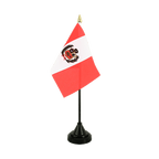 Pérou Mini drapeau de table 10 x 15 cm