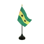 Tischflagge Sao Tome & Principe